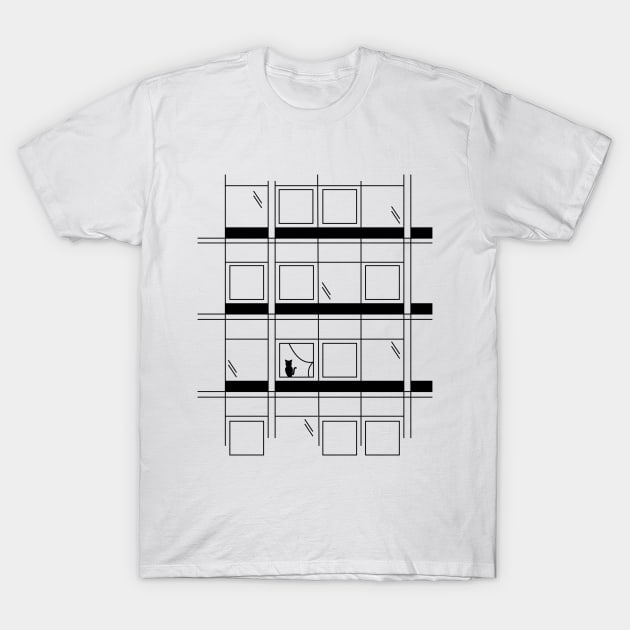 Apartment Cat T-Shirt by VollkornPopcorn